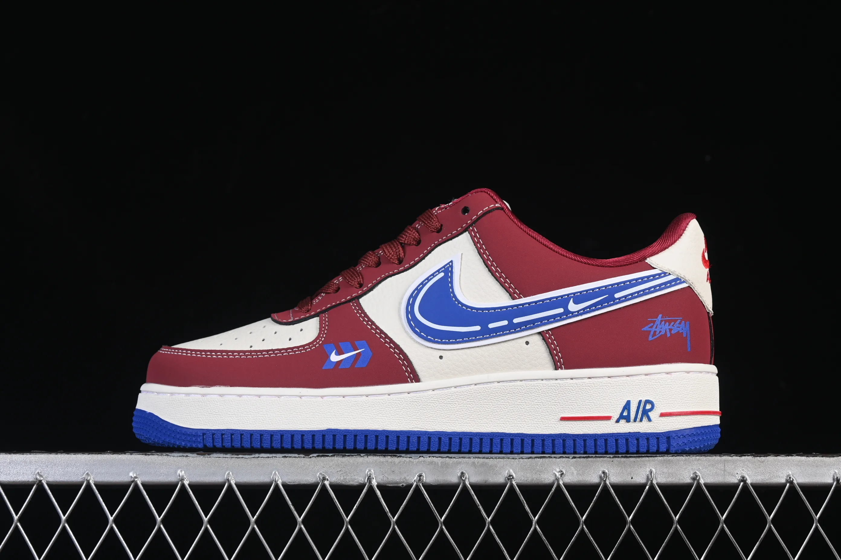 All categories Nk Air Force 1 Air Force series Nk Air Force 1 Low Air Force low-top Nike Air Force 1'07 Low Stussy co-branded caramel blue hook Air Force 1 low-top casual sneakers SY1388-005